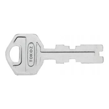 Visací zámek KLÍČ VYFRÉZOVANÝ TOKOZ 113/50+