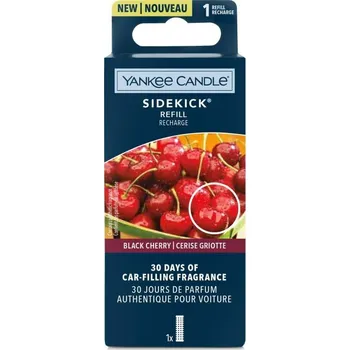 Vůně do auta Yankee candle Sidekick Náhradní náplň Black Cherry