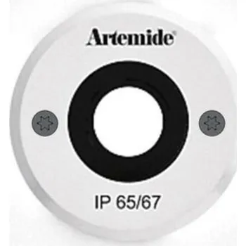 Bodové svítidlo Artemide Ego 55 pochozí hliník 32d 3000K kruh T4031WFLW00