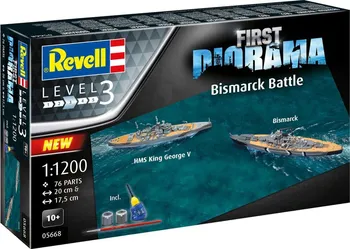 Plastikový model Revell Bismarck Battle 1:1200