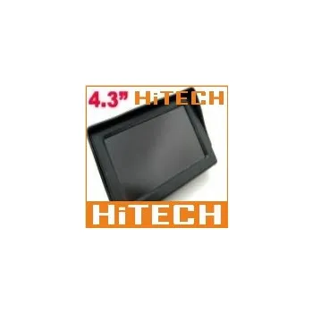 Monitor do auta 4,3" LCD 16:9 monitor k bezpečnostním a auto-moto kamerám, špionážní technice, k DVD, 2 vstupy!