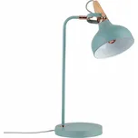 Paulmann stolní lampa Neordic Juna 1-ramenné světlezelená/měď/dřevo 796.51 P 79651