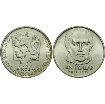 1977 - Pamětní mince Ján Kollár - b.k.