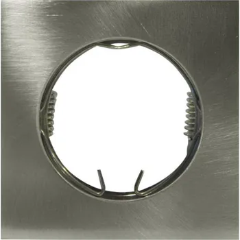 Bodové svítidlo ACA Lighting bodové svítidlo hranaté zapuštěné MR16 BS3159 broušený nikl BS3159NMMR16