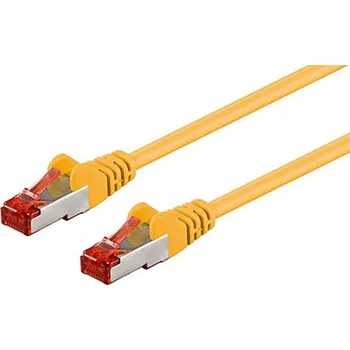 Síťový kabel goobay S/FTP patchkabel kat. 6, LSOH, 20m, žlutý (68307) - 21.92.0817