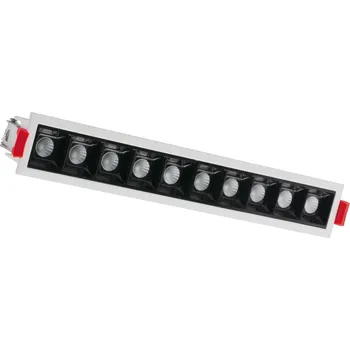 CENTURY MINIMAL Recessed linear LED 20W 3000K 1600lm CRI95 45d MOUNTING CLIP