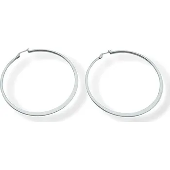 Náušnice Ewena ocelové kruhy 6 cm