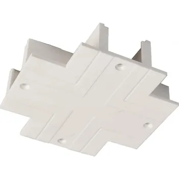 Bodové svítidlo Deko-Light kolejnicový systém 3-fázový 230V D Line krycí panel X-spojka bílá RAL 9016 99 mm 710092