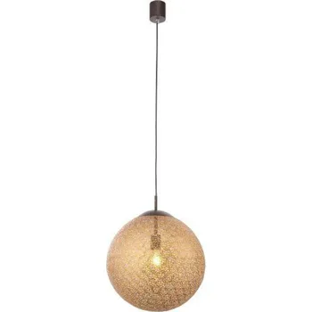 PAUL NEUHAUS Závěsné svítidlo,koule, rezavá-zlatá, 40cm PN 2421-48