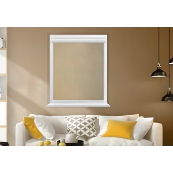 Roleta Rolux Vnitřní zatemňující roleta Color hit Hnědá mokka (NEW YORK 5500), 1100 mm, 600 mm