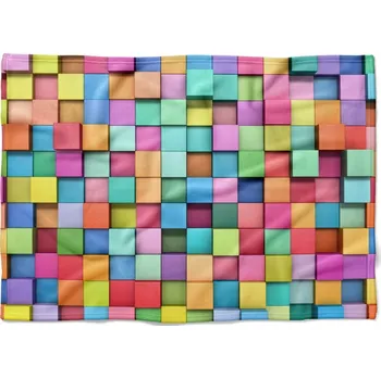 Dětská deka Deka Barevné kostky (Rozměr : 150 x 120 cm, Podšití beránkem: NE)
