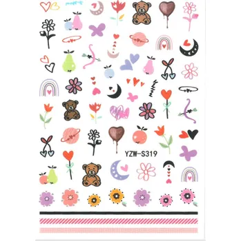 Nailee Samolepky barevné YZW-S319