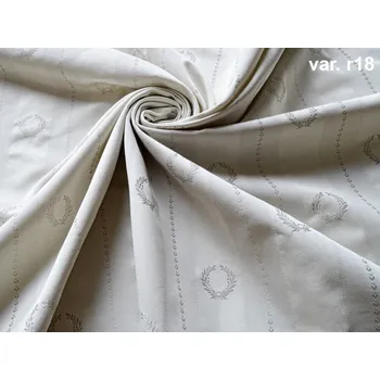 HEDVA ČESKÝ BROKÁT Luxusní brokát 160 51308 VAVŘÍNOVÝ VĚNEC ecru | R18