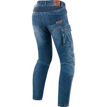 Moto kalhoty Rebelhorn VANDAL DENIM modré jeans kevlarové kalhoty na motorku 4234