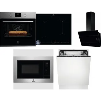 Set domácích spotřebičů ELECTROLUX KOFGH70TX + ELECTROLUX EIS62449 + ELECTROLUX LFV316K + ELECTROLUX EMS4253TEX + ELECTROLUX EEA27200L