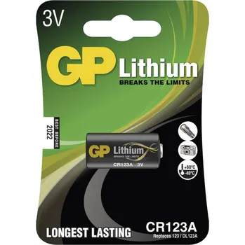 Článková baterie GP Batteries GP Foto lithiová baterie GP CR123A, blistr 1022000111 1 ks