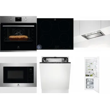 Set domácích spotřebičů ELECTROLUX KOFGH70TX + ELECTROLUX LIR60433B + ELECTROLUX LFG716X + ELECTROLUX EMS4253TEX + ELECTROLUX EEA27200L + ELECTROLUX ENT6TF18S