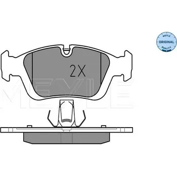 Brzdová destička Sada brzdových destiček, kotoučová brzda MEYLE 025 232 8717