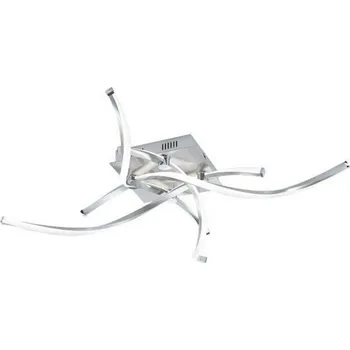 PAUL NEUHAUS LED stropní svítidlo, ocel, moderní design SimplyDim 3000K PN 9144-55