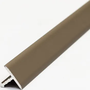 Stavební profil Lišta Dělící profil T 14 mm 2.5 m, hliník elox champagne