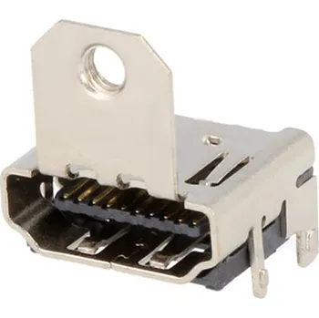 Elektrická zásuvka Konektor HDMI zásuvka do DPS s držákem