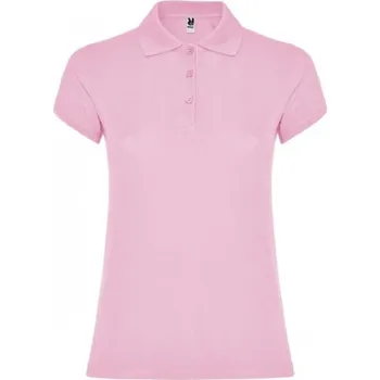 Dámské tričko Dámská polokošile ROLY STAR, barva světle růžová, velikost S