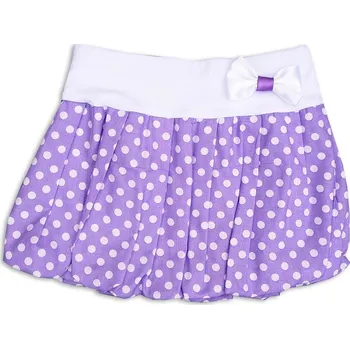 Dívčí sukně Balónková sukně - Lila s puntíky 86/92