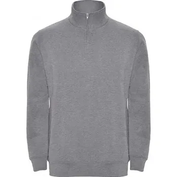 Pánská móda Mikina ROLY ANETO, barva melírová šedá, velikost 2XL