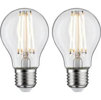 Žárovka PAULMANN LED žárovka 7 W E27 čirá teplá bílá 2ks-sada 286.41 P 28641