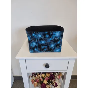 Úložný box Ebbie Úložný košík - MODRÁ PAMPELIŠKA - PERLEŤ