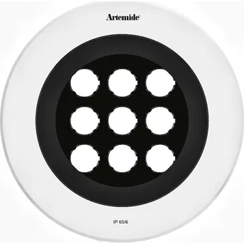 Venkovní osvětlení Artemide Ego Flat 220 downlight kruh 5d 3000K hliník IK10 T42007NSPW00