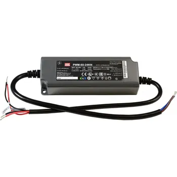 Napájecí zdroj pro osvětlení Meanwell napájení CV, PWM-60-24KN konstantní napětí 0-2500 mA IP67 stmívatelné 24V DC 60,00 W 872112