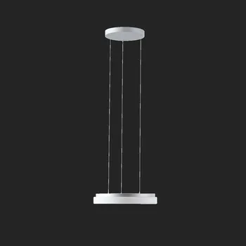 OSMONT CAR66875 CARINA LE1 závěsné skleněné svítidlo stříbrná / bílá IP40 4000 K 24W LED DALI