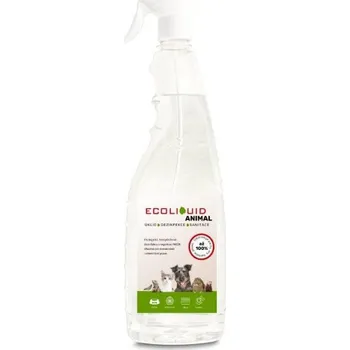 Univerzální čisticí prostředek Ecoliquid Animal dezinfekce a čištění potřeb pro domácí mazlíčky