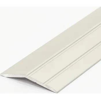 přechodová lišta Přechodová lišta samolepící zkosená 42x14mm / 2,7m hliník elox přírodní (stříbrný)