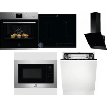 Set domácích spotřebičů ELECTROLUX KODGH70TX + ELECTROLUX EIS62449 + ELECTROLUX LFV616K + ELECTROLUX EMS4253TEX + ELECTROLUX EEA27200L