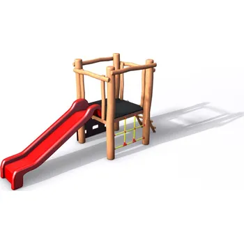 Dětské hřiště Playground System SESTAVA se skluzavkou z akátu V.