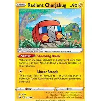Sběratelská karetní hra Pokémon CRZ 051/159 Radiant Charjabug - Crown Zenith