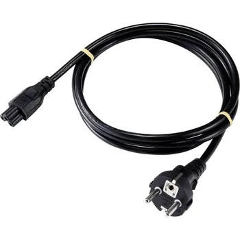 Prodlužovací kabel Sygonix SY-5042732 notebook síťový kabel černá 1.80 m