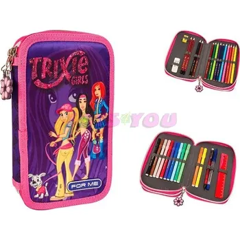 Penál Penál dvoupatrový bez výbavy Trixie girls - akce
