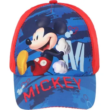 Kšiltovka Chlapecká kšiltovka červená Mickey 56