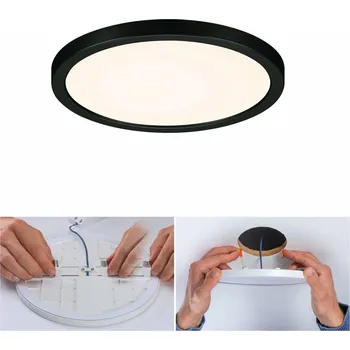 Koupelnové svítidlo PAULMANN VariFit LED vestavné svítidlo Areo IP44 kruhové 175mm 3000K černá