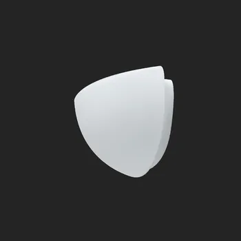 Nástěnné svítidlo OSMONT NEL59228 NELA 1 nástěnné skleněné svítidlo bílá IP43 3000 K 8W LED