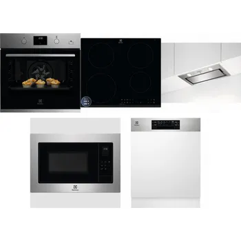 Set domácích spotřebičů ELECTROLUX KODGH70TX + ELECTROLUX LIR60433B + ELECTROLUX LFG716X + ELECTROLUX EMS4253TEX + ELECTROLUX EEM48300IX