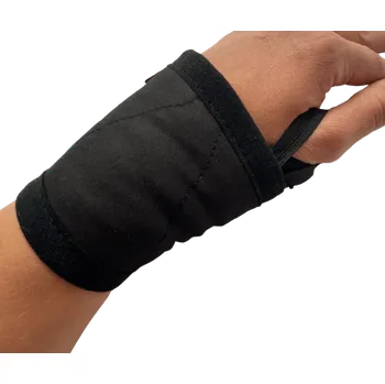 Wooline Hřejivá ortéza na zápěstí s gumičkou, černá