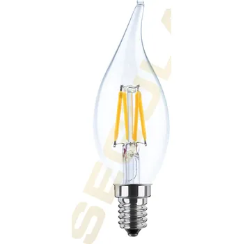 Žárovka Segula 55315 LED svíčka plamínek čirá E14 3,2 W (26 W) 270 Lm 2.700 K