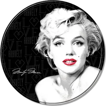 Plechová cedule Plechová cedule Marilyn Monroe - Round