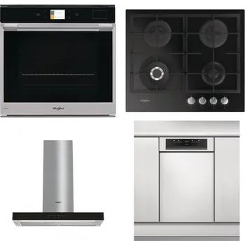 Set domácích spotřebičů WHIRLPOOL W9 OP2 4S2 H + WHIRLPOOL GOFL 629/NB + WHIRLPOOL WHBS 62F LT K + WHIRLPOOL WSBO 3O34 PF X