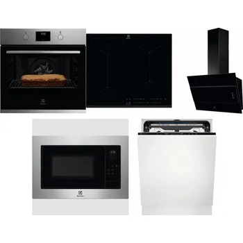 Set domácích spotřebičů ELECTROLUX KOFGH70TX + ELECTROLUX EIV634 + ELECTROLUX LFV316K + ELECTROLUX EMS4253TEX + ELECTROLUX EEM69410L