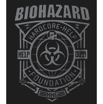 Nášivka nášivka na záda, zádovka Biohazaed - Hardcore Help Foundation